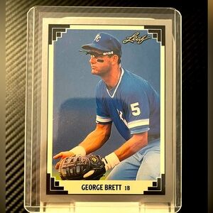 George Brett 1991 Leaf Series 2 Kansas City Royals Baseball Trading Card HOFer